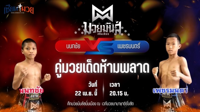 วิเคราะห์มวย ศึกมวยมันส์สนั่นเมือง ช่วงที่ 2 นนทชัย ท๊อปแฟรี่ยิม พบ เพชรมนตรี โจโจ้มวยไทยยิม