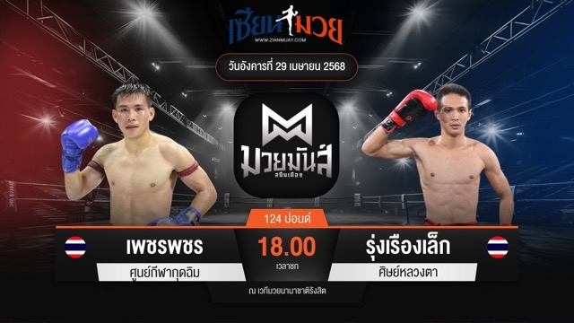 ไฮไลท์มวยศึกมวยมันส์สนั่นเมือง ระหว่าง เพชรพชร ศูนย์กีฬากุดฉิม พบ รุ่งเรืองเล็ก ศิษย์หลวงตา